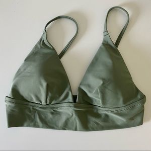 Aerie Longline Triangle Bikini Top